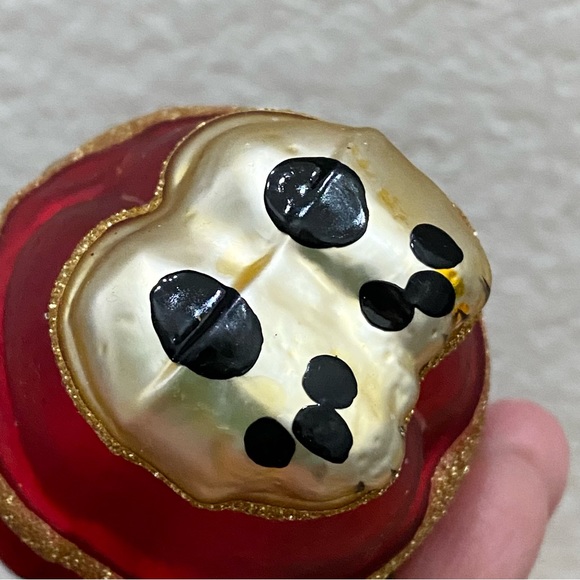 Vintage Santa Paws Anthropomorphic Cat Santa Hand Blown Glass Christmas Ornament - Picture 10 of 12